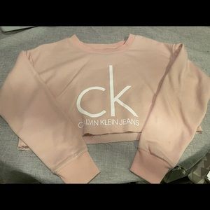 Calvin Klein cropped sweatshirt
